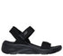 Sandale sport, dama, SKECHERS GO WALK ARCH FIT 2.0 140874-BBK negru, textil